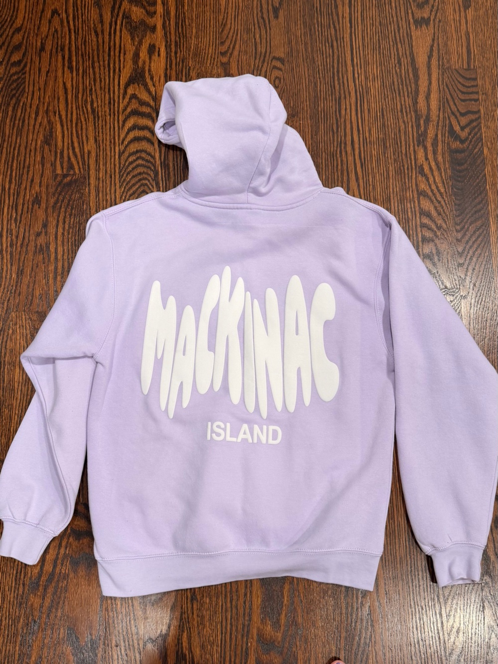 Mackinac Island Lavender Hooded Sweatshirt - Size S - Picture 7 of 7